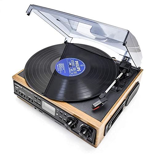 Tourne-Disque Bluetooth 3 Vitesses Tourne-Disque Vinyle Haut-parleurs intégrés Gramophone Radio AM/FM Cassette L Chaque… - Les Beatles, Paul McCartney, John Lennon, RIngo Starr, George Harrison Tourne-Disque Bluetooth 3 Vitesses Tourne-Disque Vinyle Haut-parleurs intégrés Gramophone Radio AM/FM Cassette L Chaque… – Image 6