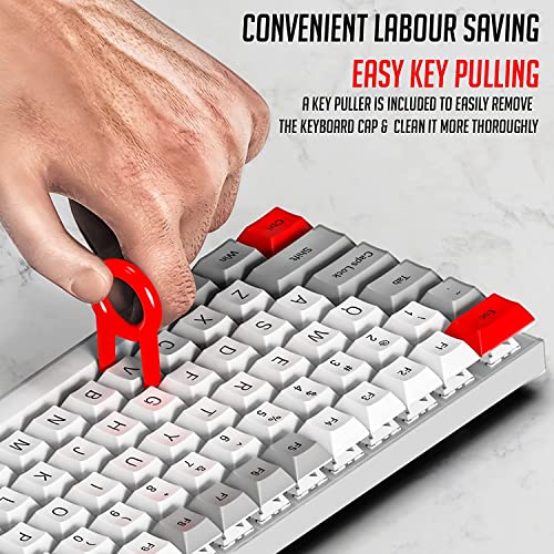 Image of 5-in-1 Multi-Function Laptop Cleaning Brush /Keyboard Cleaning kit /Gadget Cleaning kit Gap Duster Key-Cap Puller for Laptop, Keyboard and Earphones (Multi Colour)