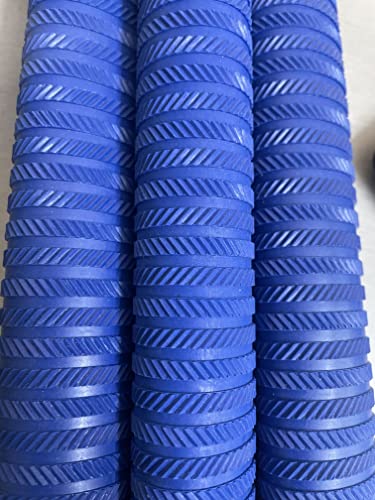 Image of LIVOX Rubber Cricket Bat Grip Blue Ring Texture Bat Handle Gripper Cricket Accessories for Boys Cricket Bat Gripper, Blue, Pack of 3