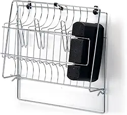 Cook Home Seca Pratos, Copos e Talheres Arthi | Design Moderno e Sofisticado | Otimização de Espaço | Dobrável para Facilitar Limpeza e Organização | Durável e Resistente | Escorredor