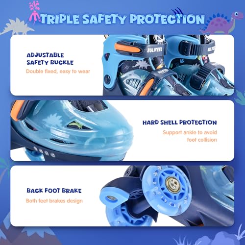 SULIFEEL Adjustable Toddler Roller Skates