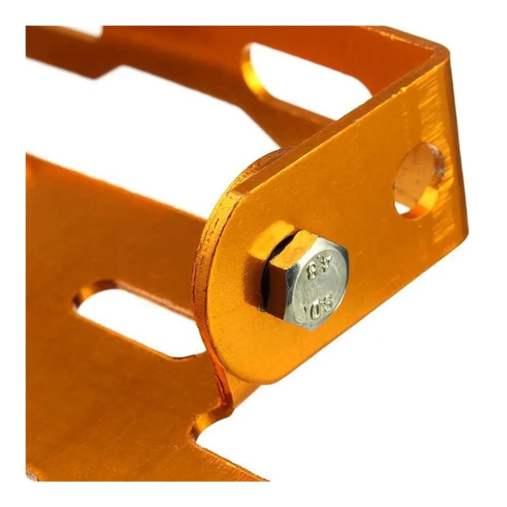 Support Universel de Cadre Plaque d'immatriculation arrière Moto(Red)