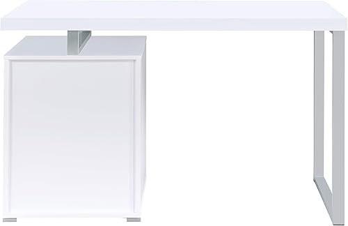 Miniatura 9 de Coaster Home Furnishings Brennan 800325 - Escritorio moderno y contemporáneo de 3 cajones con cajones para computadora, mesa de estudio, archivador