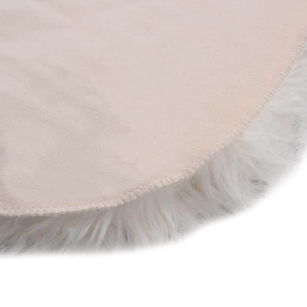 INLIFE Tapis 60 x 90 cm Peau de Mouton synthétique Mélange de Gris