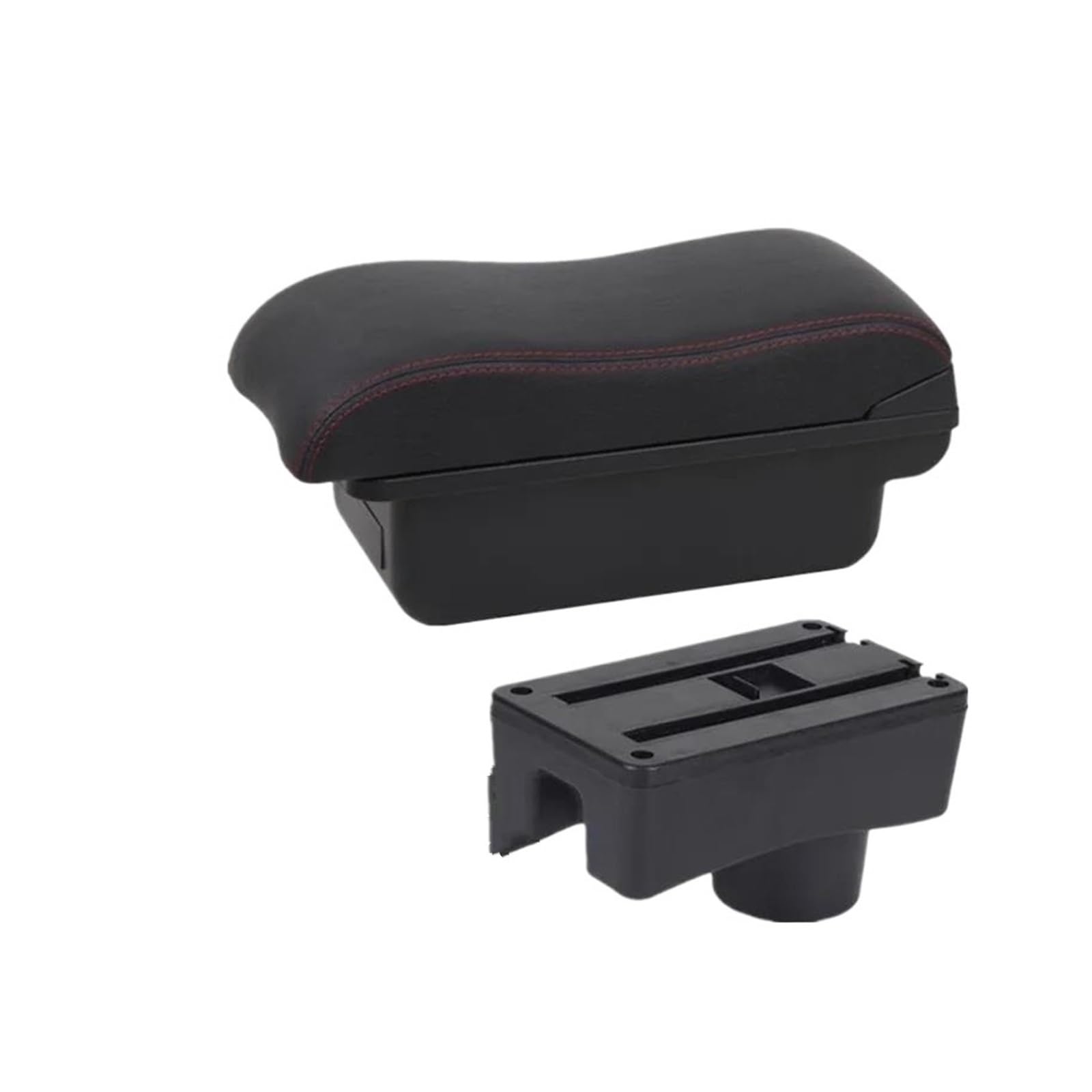 Otbehuwj A2 Black Red No Usb For Hyundai For Accent For Tagaz Car Armrest Storage Box Interior Dedicated Retrofit