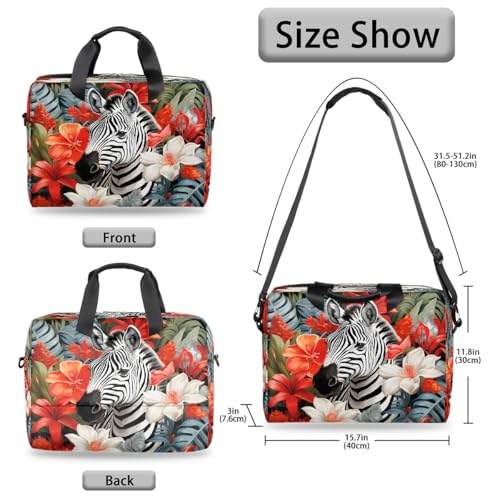 Maletín para laptop con diseño tropical para 13-16" miniatura 5