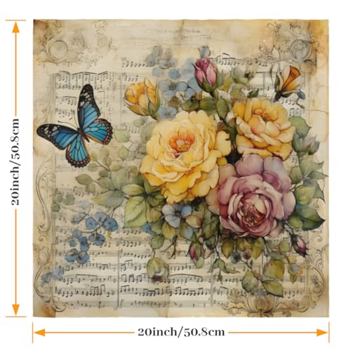 Servilletas de tela multicolor set 6 50.5x50.5 cm miniatura 2