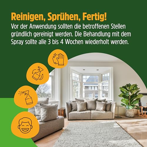 Mäuse Ex Spray zur Mäuseabwehr & Rattenabwehr, 500 ml Mäuseschreck gegen Mäuse & Ratten, Abwehrmittel für Haus, Dachboden, Garten & Outdoor, Mäusespray zum Vertreiben und als Abschreckung