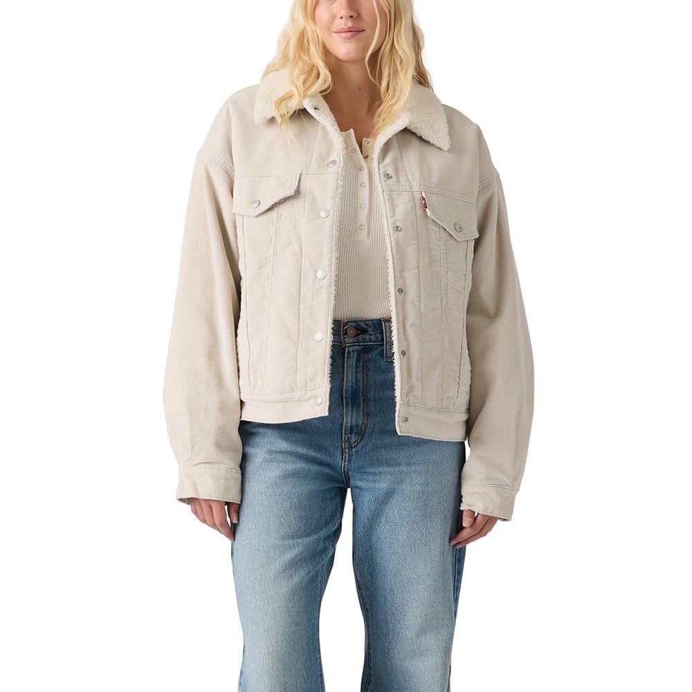 Levi's Women's 90s Sherpa Trucker Jacket (Standard and Plus)