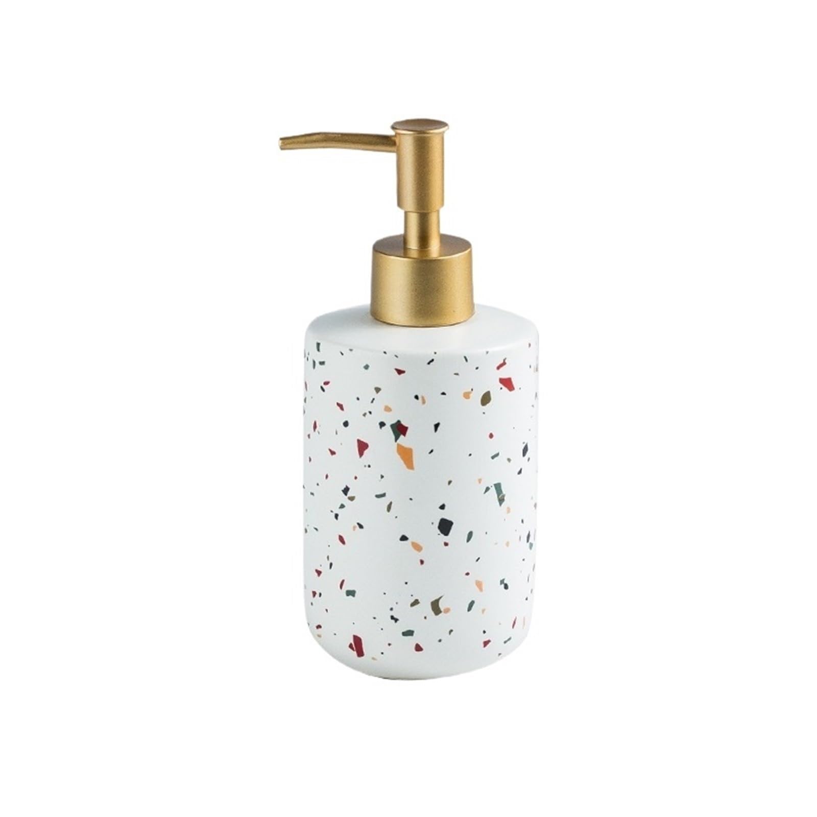Home 370ml Ceramic Lotion Soap Dispenser Refillable Pump Bottles For Bathroom, Countertop Shower Dispensers