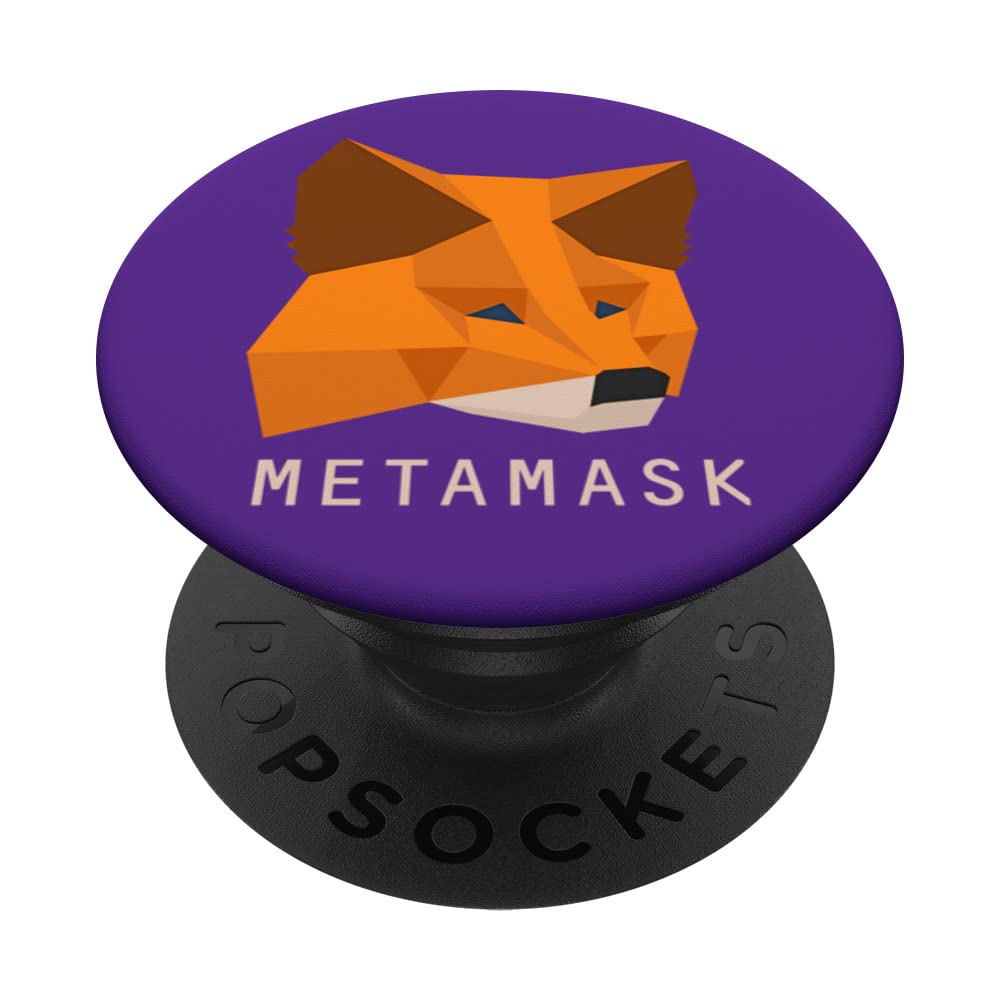 MetaMask Fox - Crypto Wallet For Decentralized Applications PopSockets Swappable PopGrip