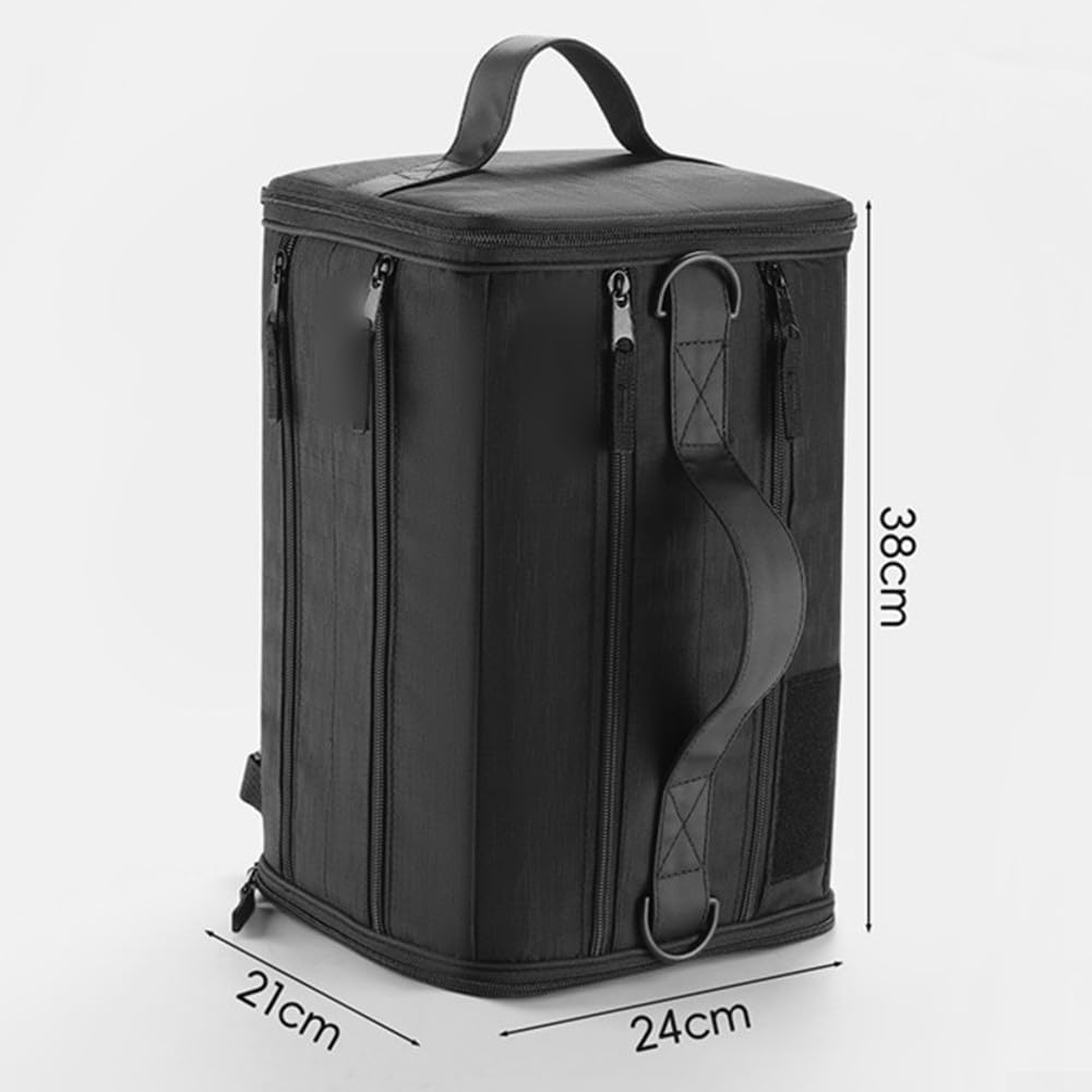 Borsa da bicicletta da 22 litri con scomparto per scarpe indipendente, zaino da ciclismo impermeabile per pendolari e viaggi, 3 vie per trasportare attrezzi sportivi, nero