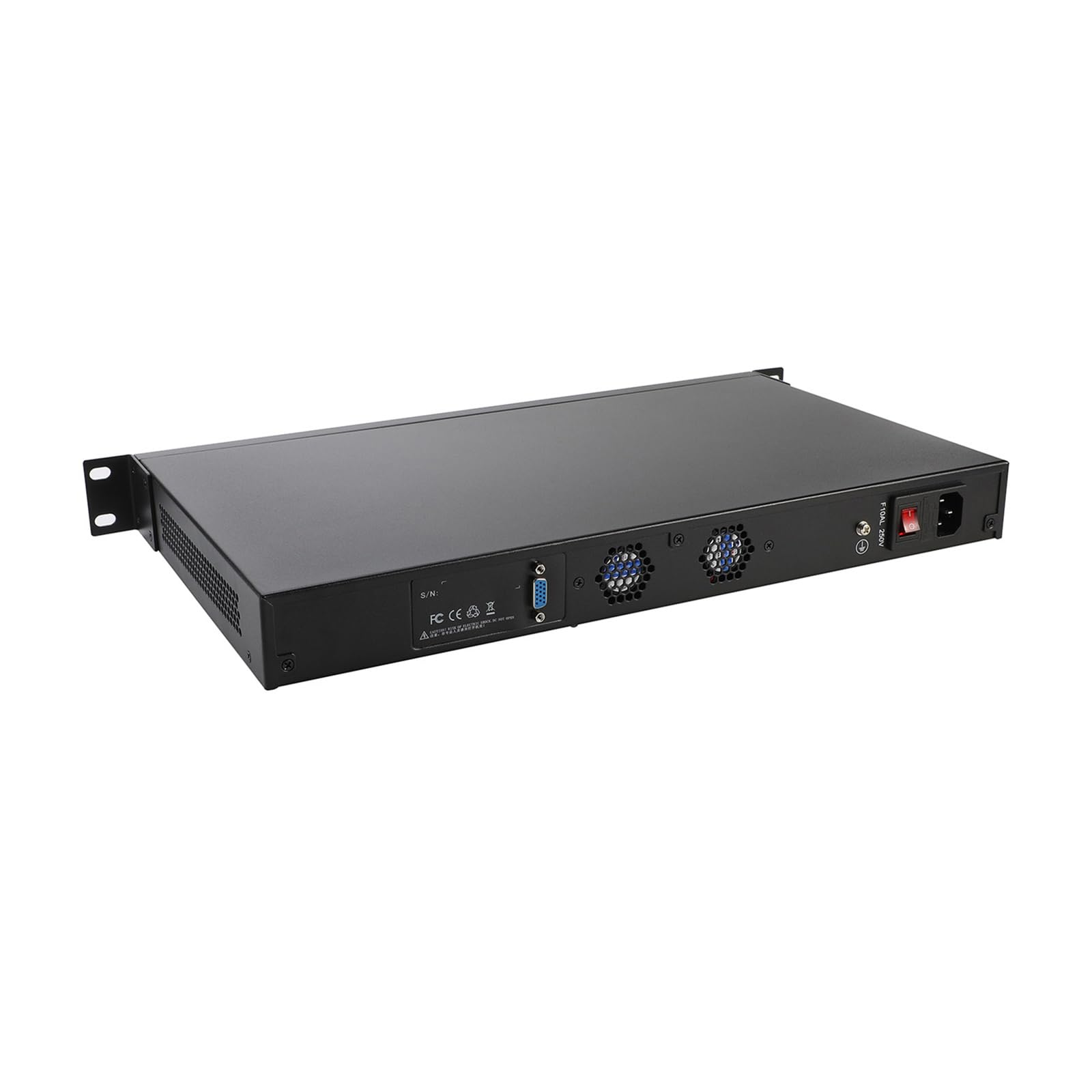 Firewall Hardware Appliance, Mikrotik, PFSense, OPNsense, 1U Network, VPN, Router PC, I7 4700MQ, RS11, 6 x I226-V 2.5GbE LAN, Console, VGA, SIM Slot, 4G RAM, 128G SSD