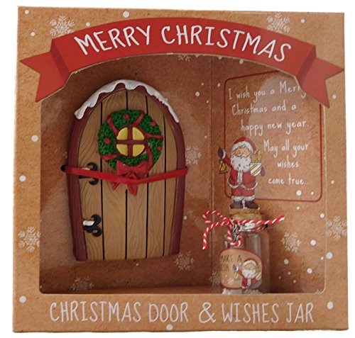 TK-Gruppe Puerta y Deseos de la Navidad Jar Navidad - Stocking Fillers - Santa Secreto