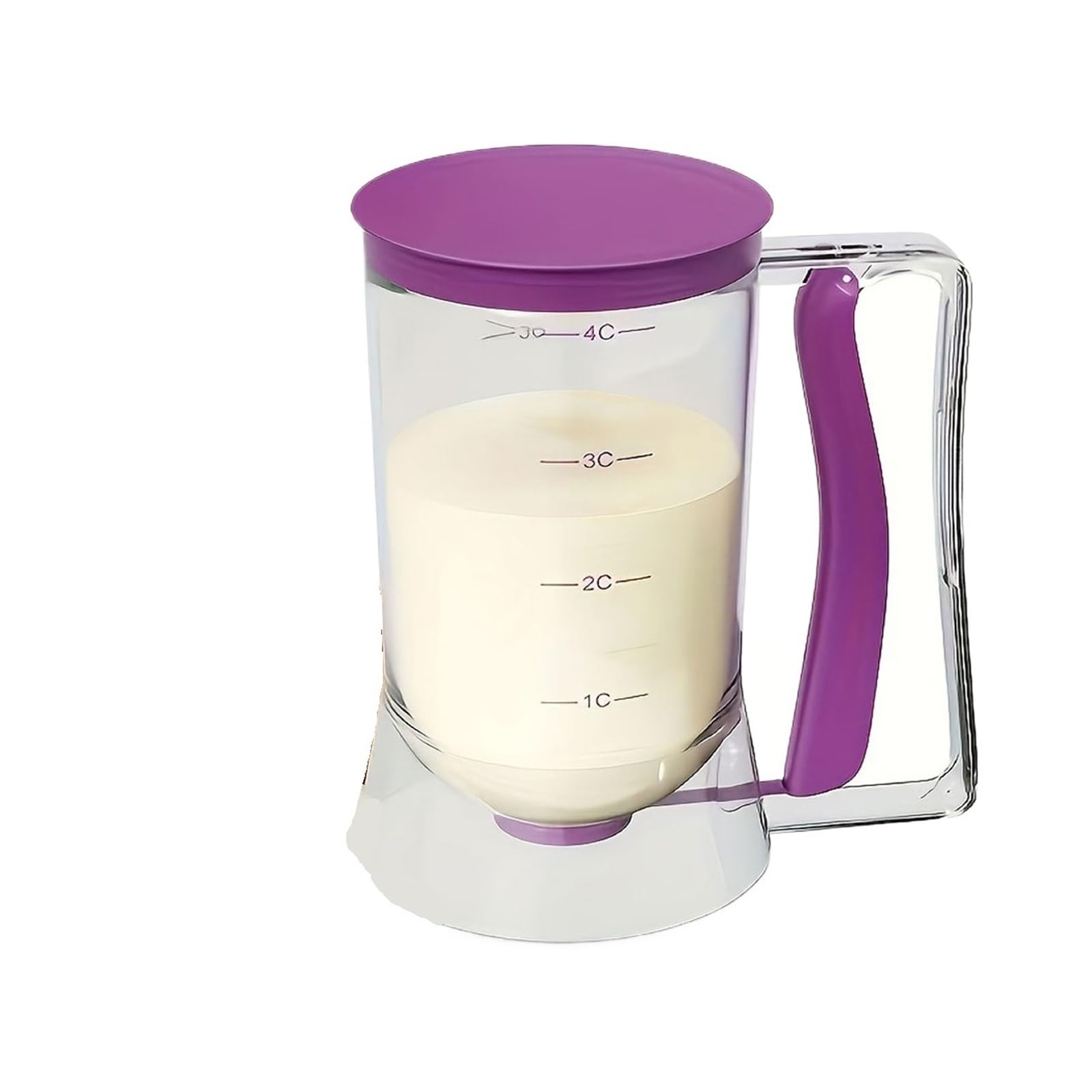 Distributeur de pâte à crêpes violet pour réussir vos brunchs du dimanche