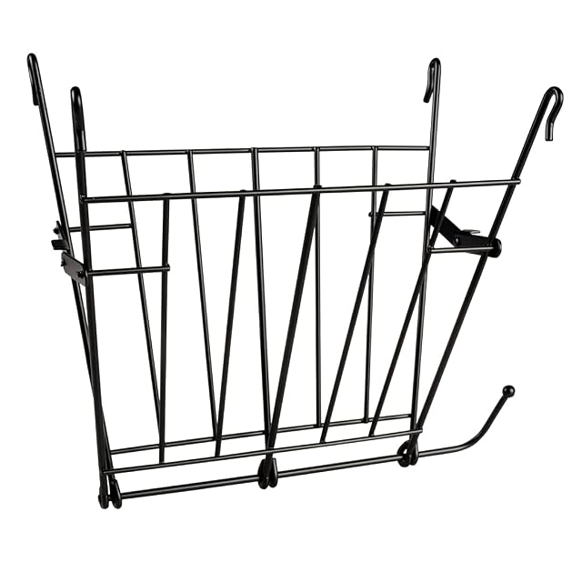 duvoplus, Estante de heno de Metal Negro, 19 x 18 x 11 cm, dispensadores de Alimentos