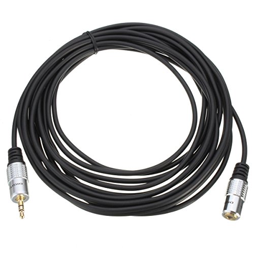 Cable extensor de auriculares estéreo Jack 3.5 mm 10FT miniatura 1