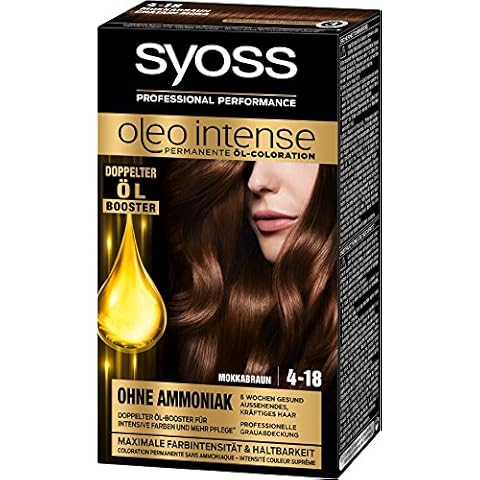 Syoss Oleo Intense Haarfarbe 4-18 Mokkabraun Cover