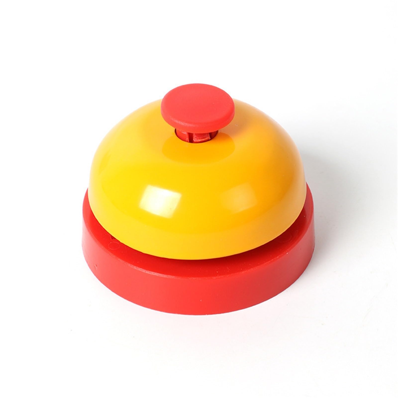 Gbrcen Yellow Red Desk Bell 20Pcs Call Bell, Desk Service Bell For The Porter, Hotels, Schools, Restaurants, Reception Areas, Hospitals, Warehouses For Hotel Restaurant Receptio(Yellow Red)