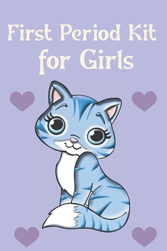 First Period Kit for Girls: My Period Tracker, puberty books for girls, Girls Period Starter Kit, tween girls, 110 pages