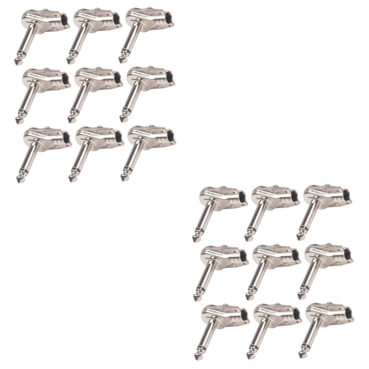 Toyvian 20stücke Effektpedal Verbindungskabel Adapter Für Gitarrenpedal-board Silberne Für Signalübertragung Und Platzsparende Nutzung