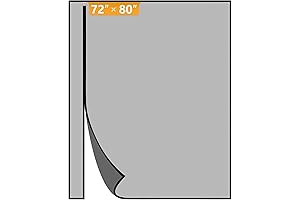 Yotache Sliding Screen Door for Wide Doorways, Reversible Magnetic Screen Door Fits...
