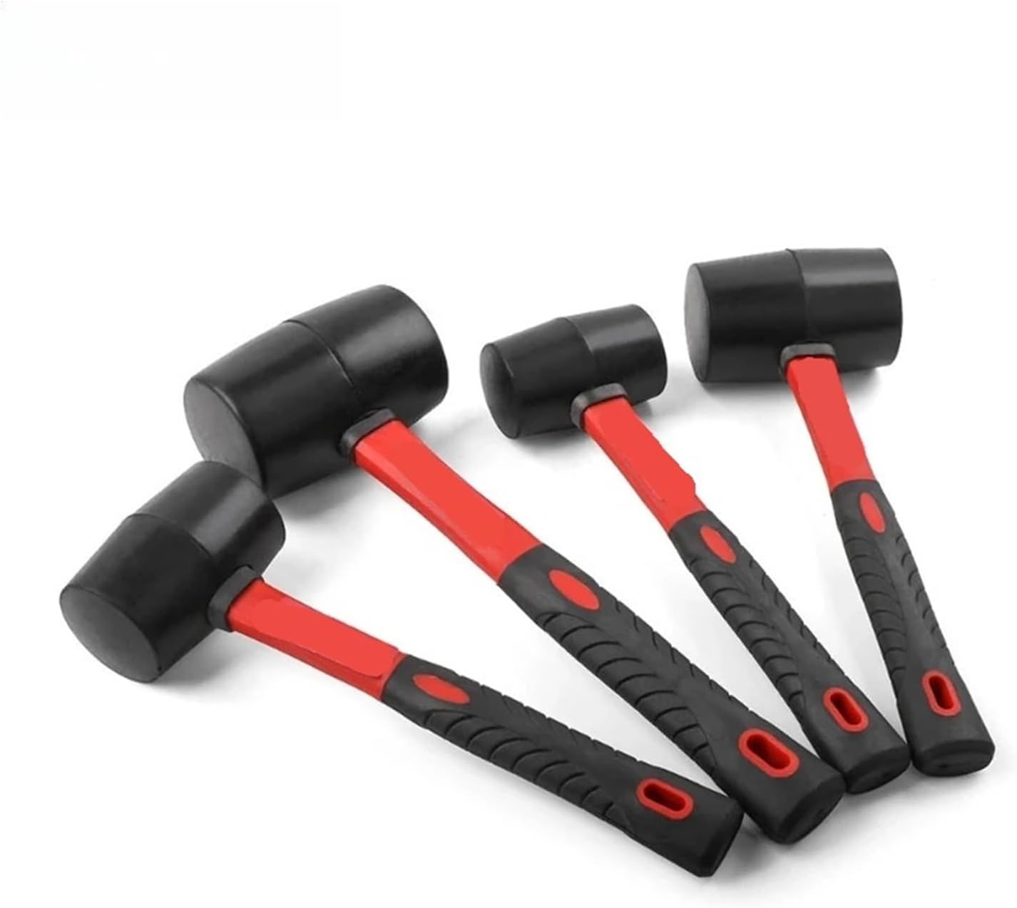 Double-sided Rubber Hammer With Insulated Hand Tools And Non-slip Handles(240z)