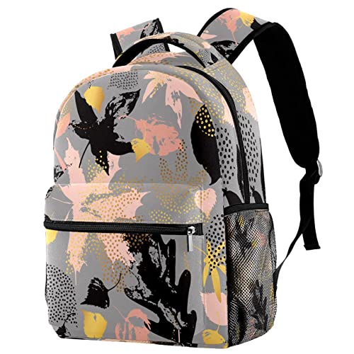 Sac à dos voyage feuilles d'automne pour le campus et les sorties de week-end