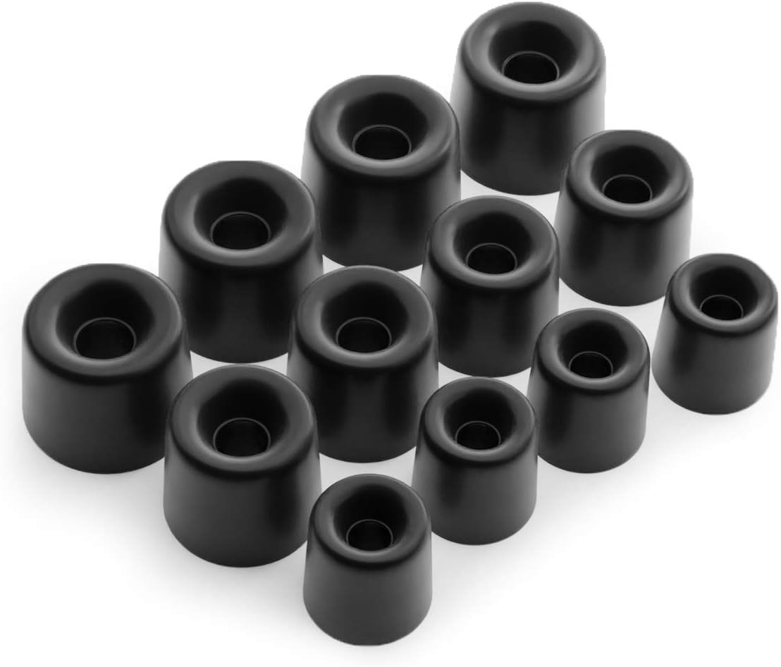 Okuli Set of 12 Memory Foam EarBuds Ear Tips For Earphones (Small, Medium, Large) - 3.5mm