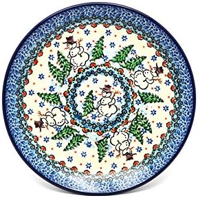 Polish Pottery Plate - Salad/Dessert (7 3/4") - Unikat Signature U4661