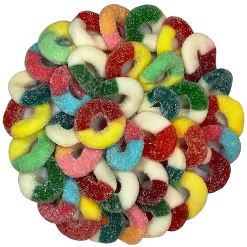 Assorted Fruit Flavor Gummy Ring, (Assorted Flavors, 5 Pound)