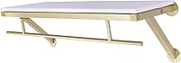 Vista 6 de Perchero de pared para colgar ropa, ahorro de espacio, con estante superior, barra colgante multiusos desmontable para tiendas de ropa, hoteles