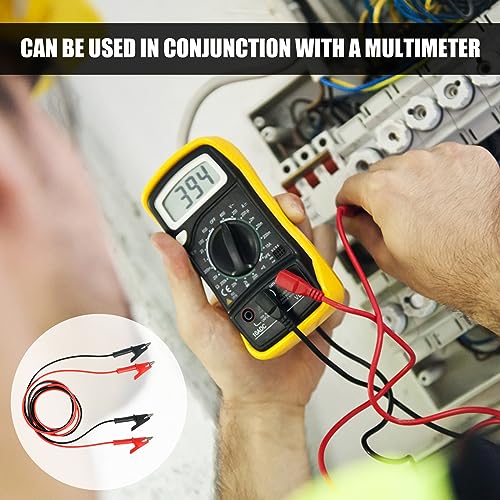 Image of 8Pcs 14 Gauge Jumper Wires Alligator Clips to Alligator Clip Alligator Clips Electrical Test Wires Set, Silicone 3.3 Ft / 1m,Test Flexible Cable for Electrical Testing