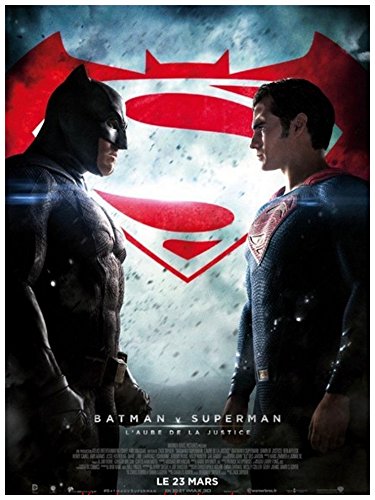 Batman v Superman l'aube de la Justice Affiche Cinéma Originale Grand Format (160x120 cm Pliée)