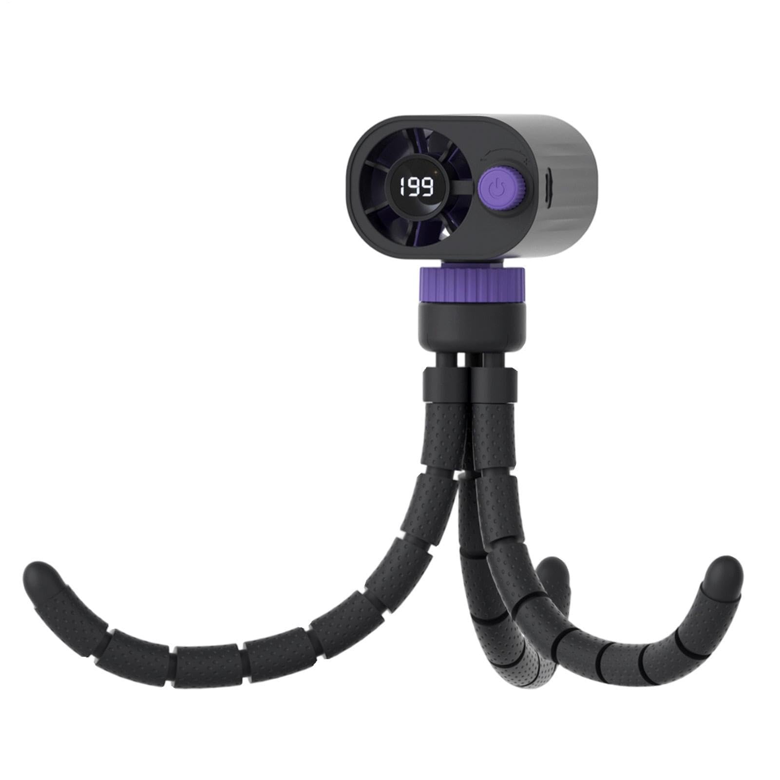 Ventilatore Portatile Per Passeggino Batteria Ricaricabile 1800mAh