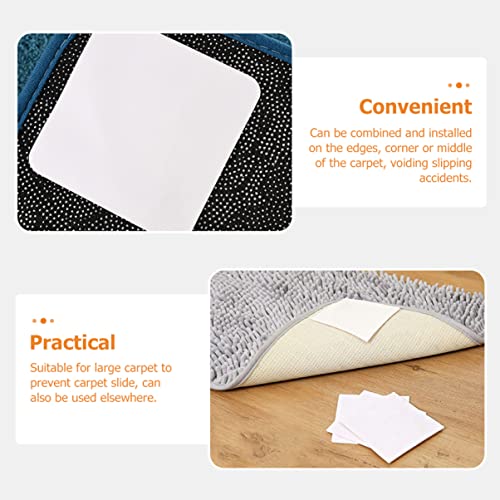 Ciieeo 4 Pcs Adesivos Antiderrapantes Para Carpetes Tapete De Canto Tapete De Chão Prendedor De Cant