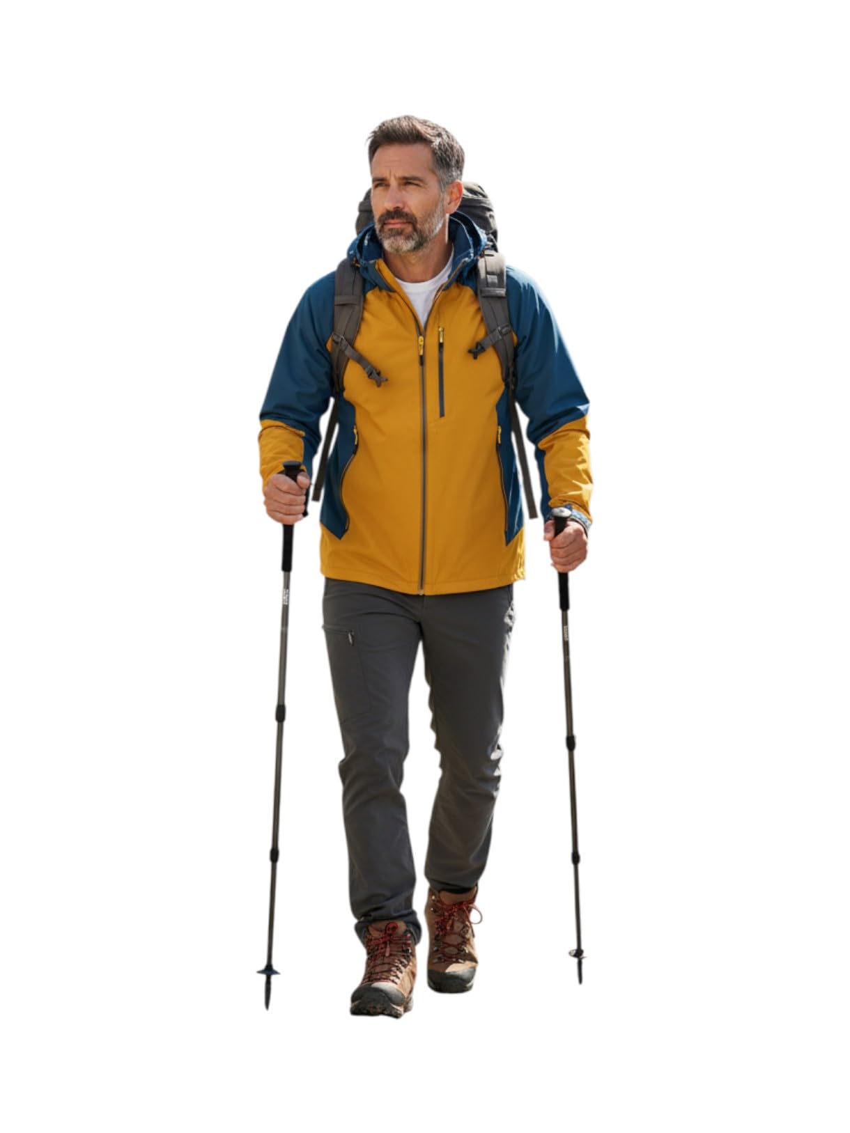 CMP Clima Protect - Giacca ripstop da uomo con cappuccio rimovibile