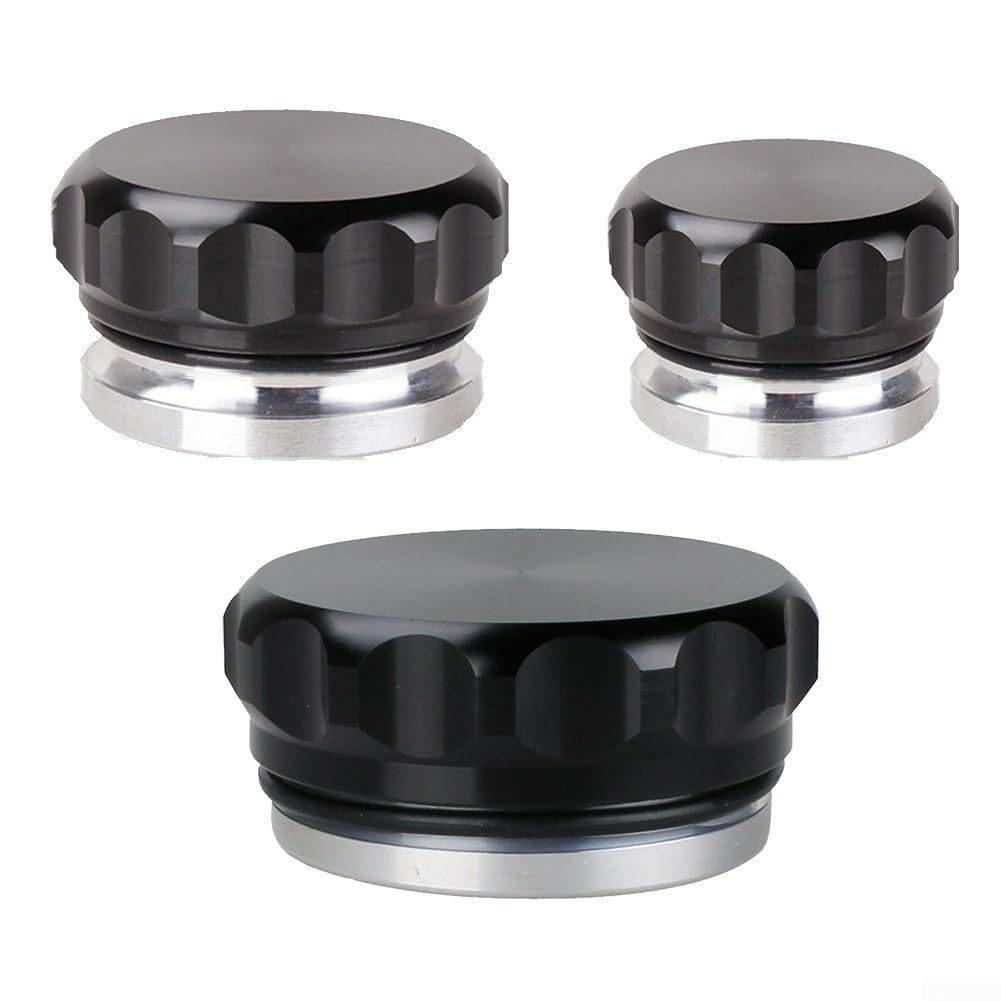Collo di riempimento in alluminio da saldare nero 5,08 cm per serbatoio olio carburante acqua