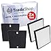 Produktbild Trade-Shop Ersatz für 2X HEPA-Filter + 2X Aktivkohle-Filter Philips AC4158/00 kompatibel mit Philips AC4080/10 2-in-1 Kombigerät Luftreiniger/Austauschfilter Set
