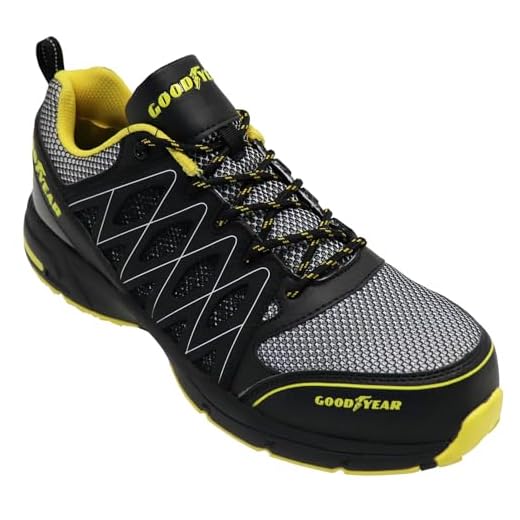 Goodyear Herren gyshu1502 Sicherheitsschuhe, Black Yellow, 44 EU