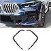 Compatible with BMW X6 G06 M Sport 2019-2022 Front Bumper Spoiler Fog Lamp Cover Air Knife Splitter Body Kit(Glossy Black)
