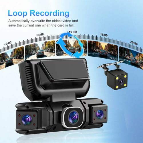 YUINWEN 2K 360° Dash Cam
