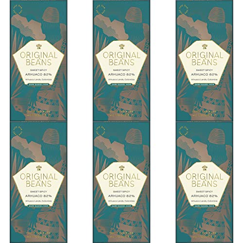 Original Beans - Arhuaco Businchari 82% Schokolade - 70 g Tafel / CH-BIO-006 - Spitzen von süßen Gewürzen, Lakritz und…