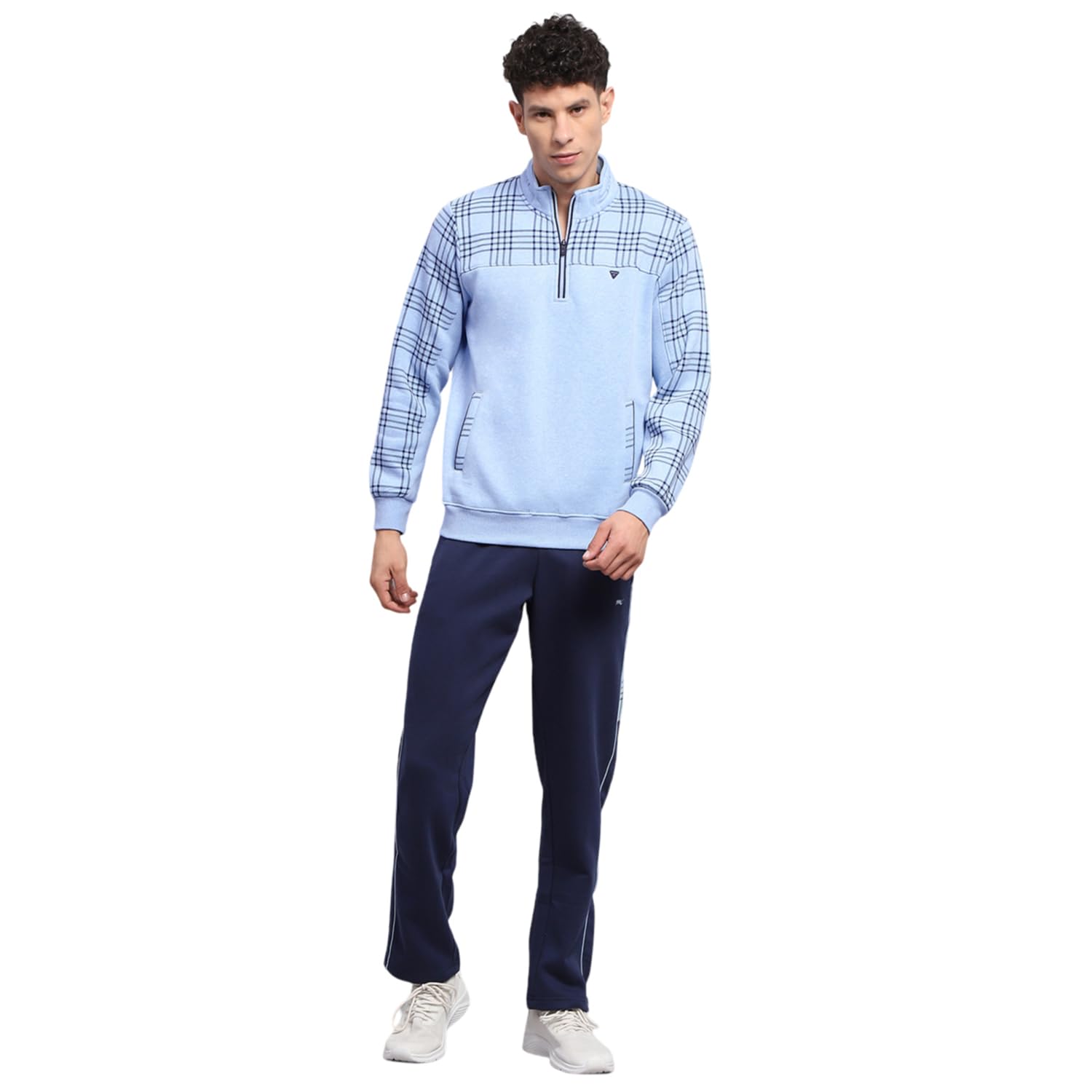 monte carlo Mens Self design Mock Neck Full Sleeve Tracksuit (224066538)-picture-24