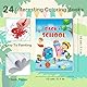 Aannanl 24 Mini Malbücher Geeignet für Kinder gealtert 2-4 und 4-8- Kleine Party Geschenke, Bulk Geburtstagsgeschenke, Geschenktütenfüller, Schulklassen Aktivitäten einschließlich Dinosaurier