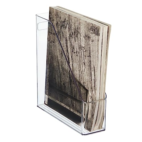 mDesign Plastic Slim Vertical File Folder Storage...