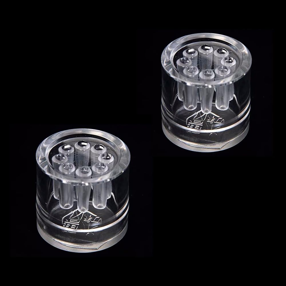 HIERYAN Fish Tank Snail Tool - Acrylic Snail & Worm Trap with Shrimp Meat - 2pcs Planarian Leech Trap