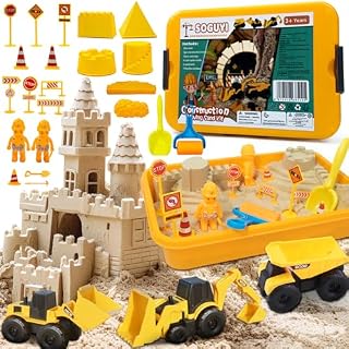SOGUYI Magic Sand dla dzieci piasek do zabawy z 900 g Magic Sand sensoryczna zabawka dla małych dzieci w wieku 3, 4, 5 lat