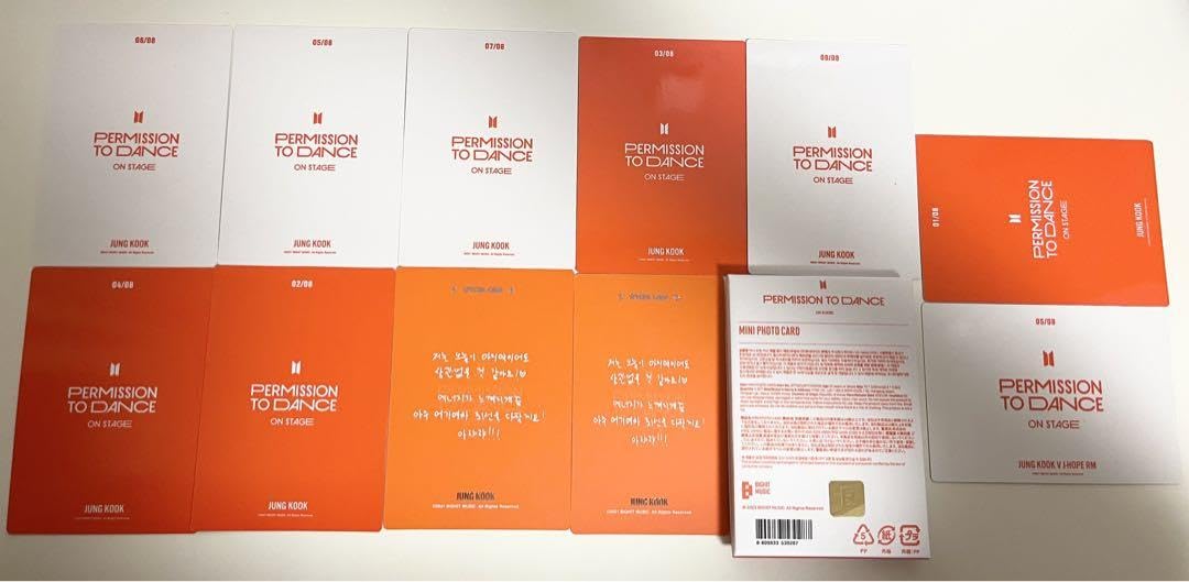 BTS permission to dancea CD＆ジョングクトレカセット Amazon.co.jp: BTS Permission to Dance トレカ セット グク