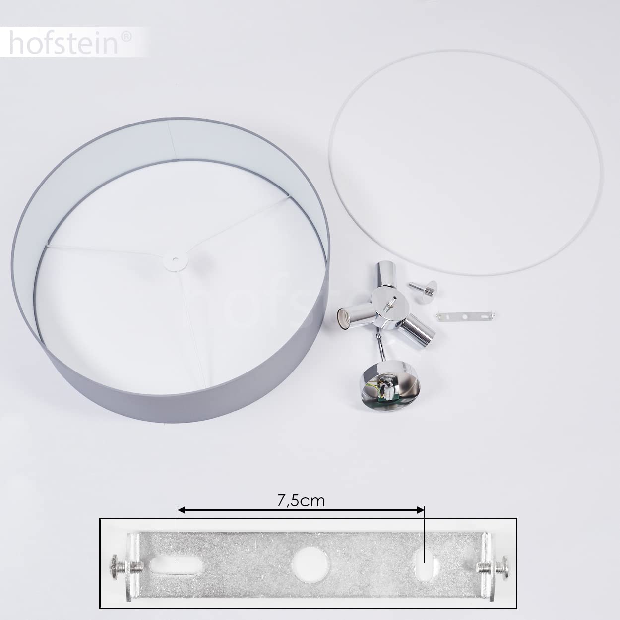 HOFSTEIN Foggia Deckenleuchte Lampe Wohnzimmer Schlafzimmer Deckenlampe Grün